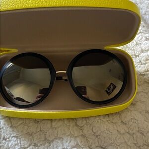 Emilio Pucci Gold Sunglasses
